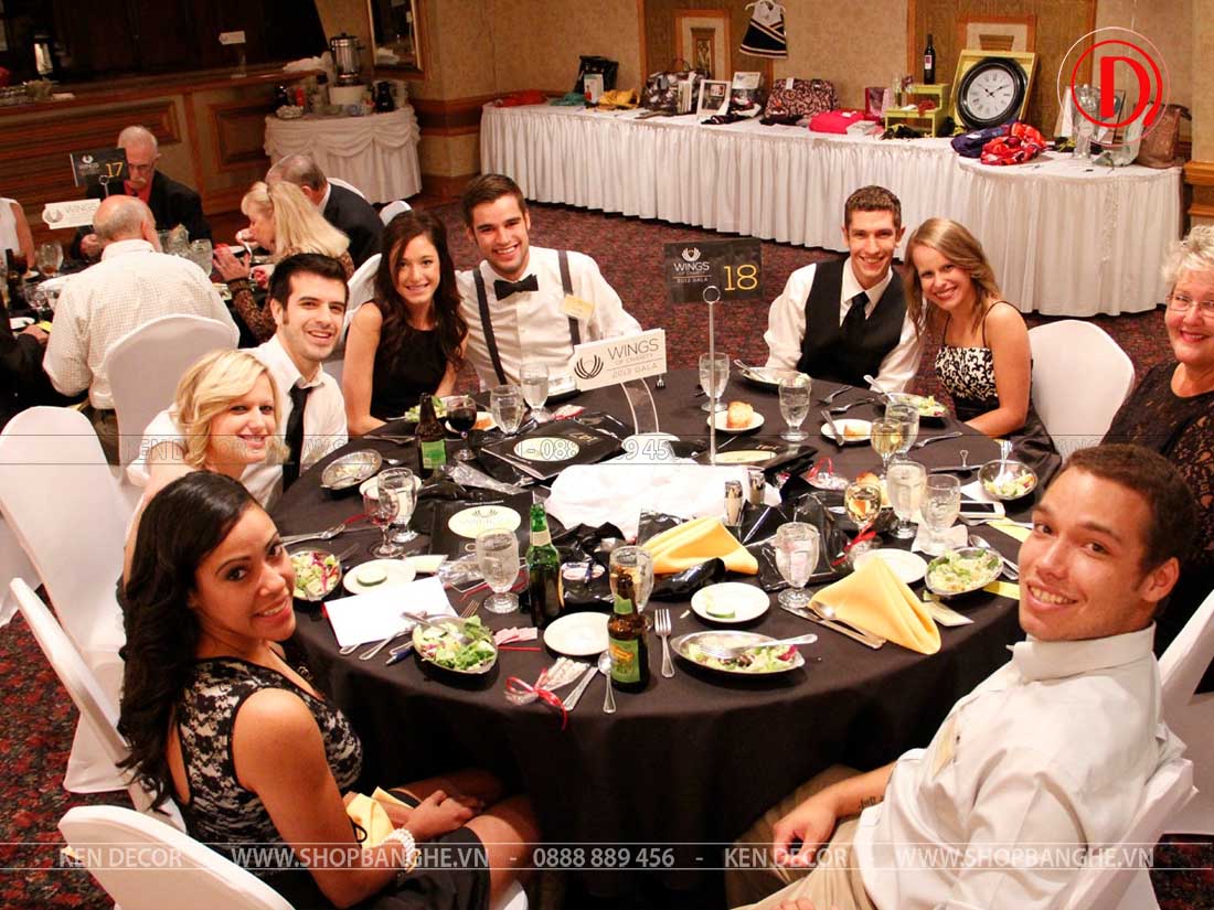 Mẫu ghế nhà hàng tiệc cưới Banquet