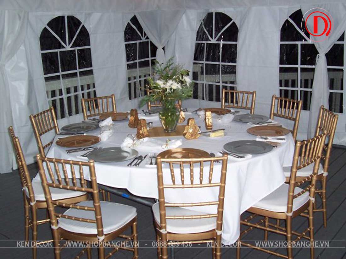 bàn ghế nhà hàng tiệc cưới