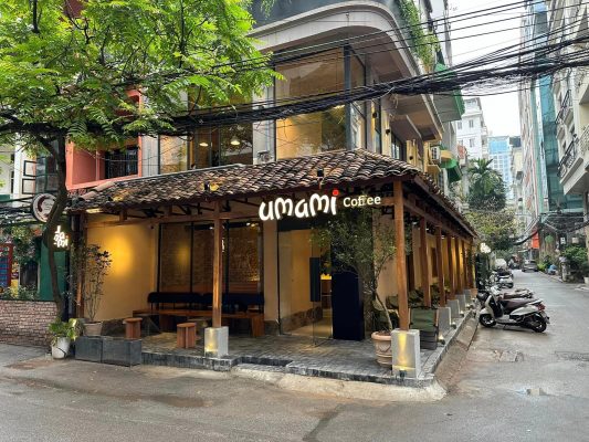 thiết kế quán coffee UMAMI Láng Hạ