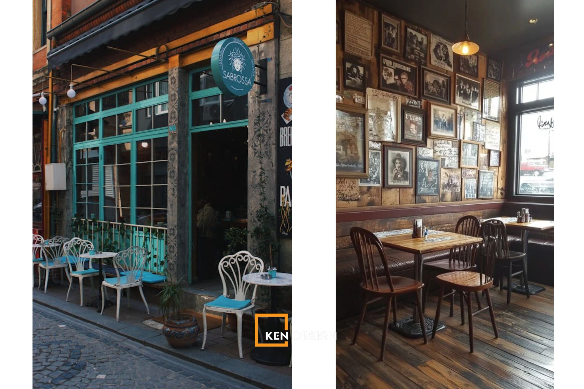 Phong cách vintage retro cho quán cafe diện tích nhỏ