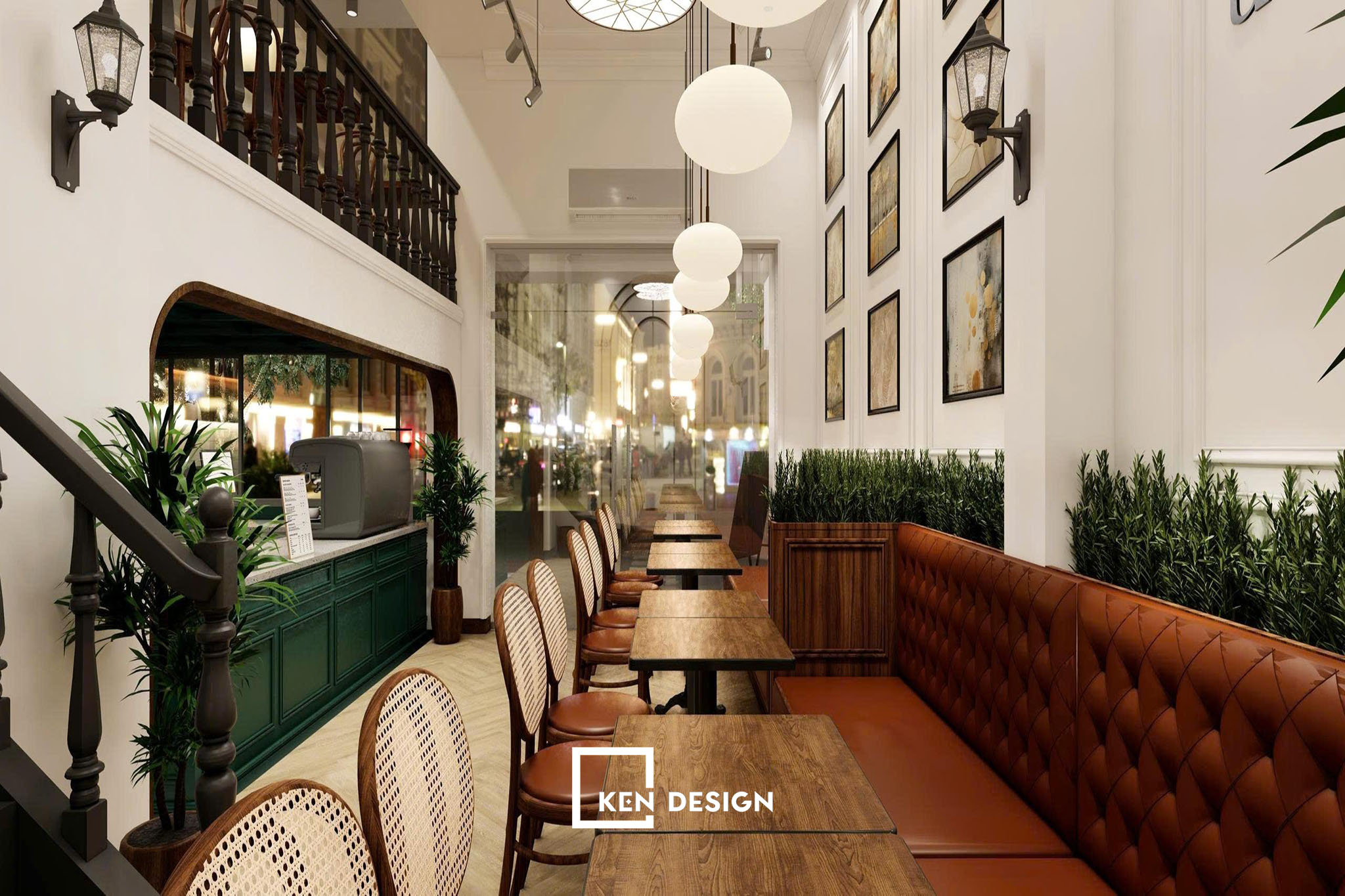 Cải tạo quán cafe không đập phá, không tác động kết cấu