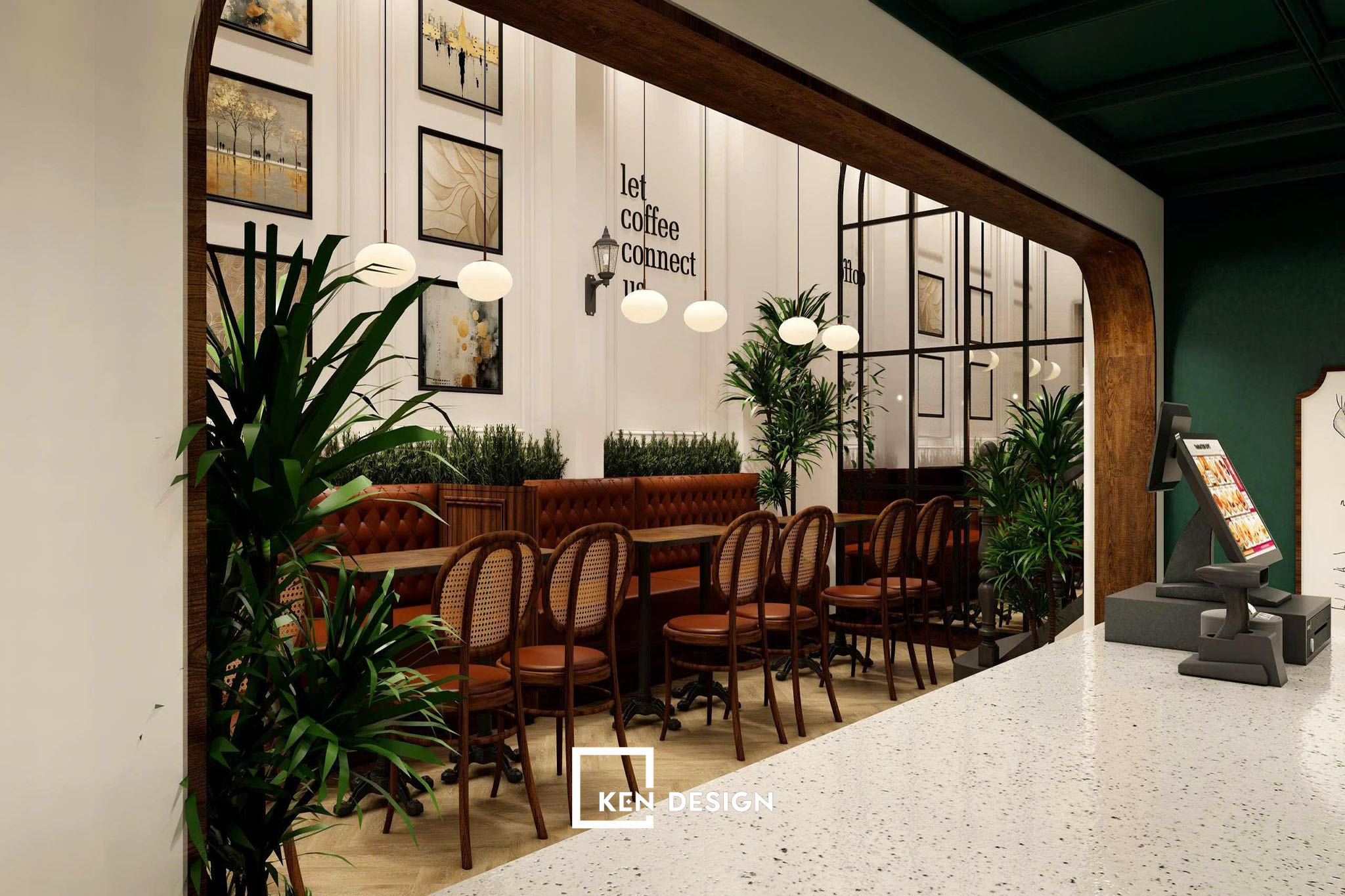 Cải tạo quán cafe không đập phá, không tác động kết cấu