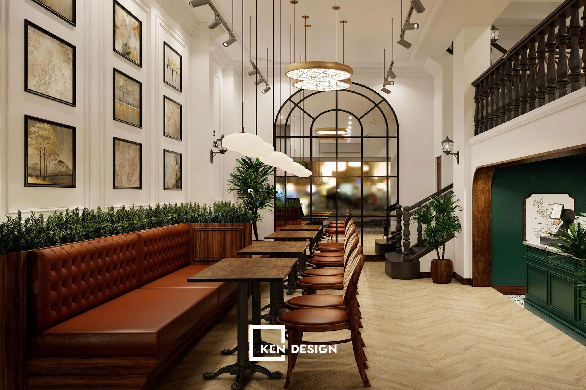 Cải tạo quán cafe không đập phá, không tác động kết cấu