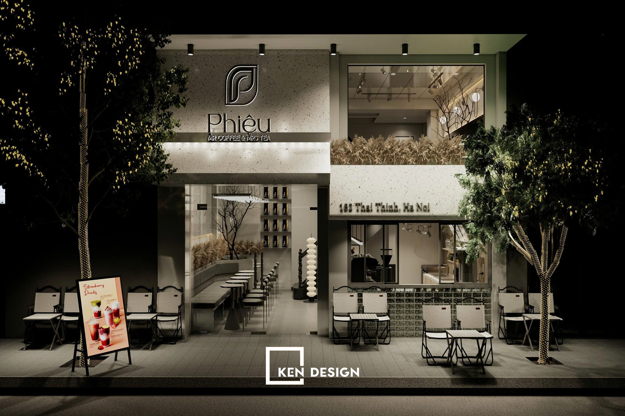 Thi công quán cafe Phiêu Thái Thịnh