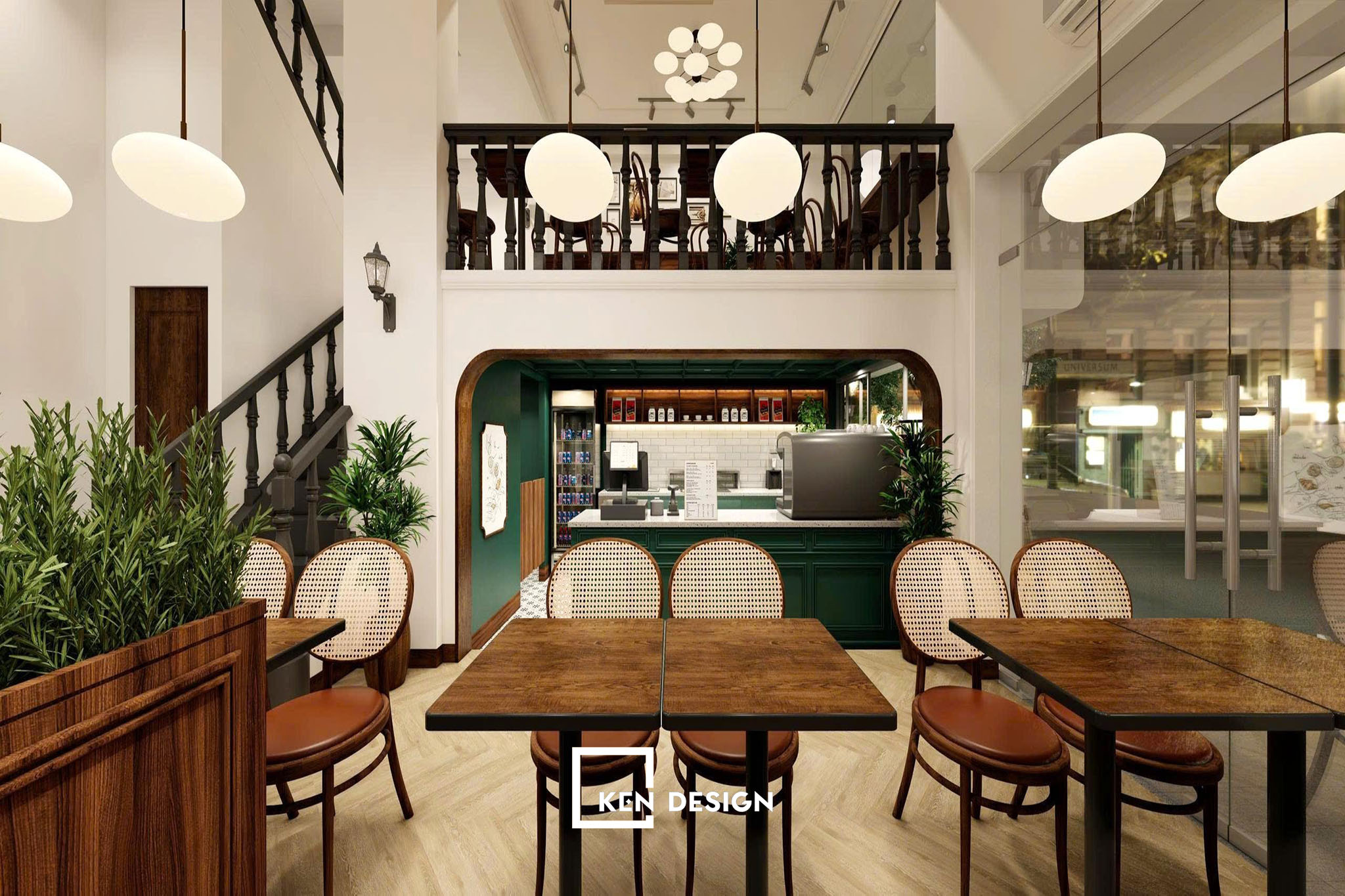 Cải tạo quán cafe không đập phá, không tác động kết cấu