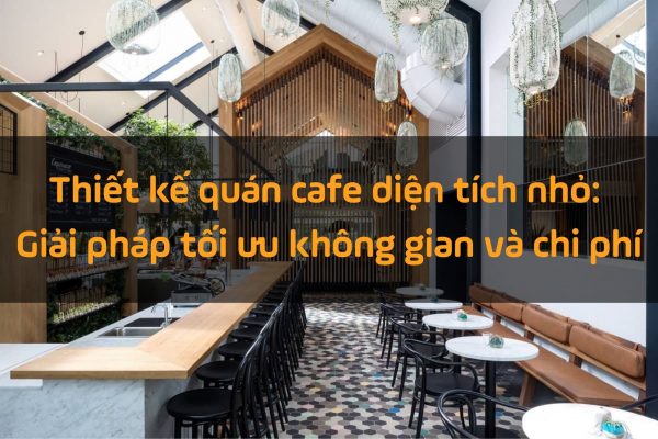 Thiết kế quán cafe diện tích nhỏ xu hướng 2026
