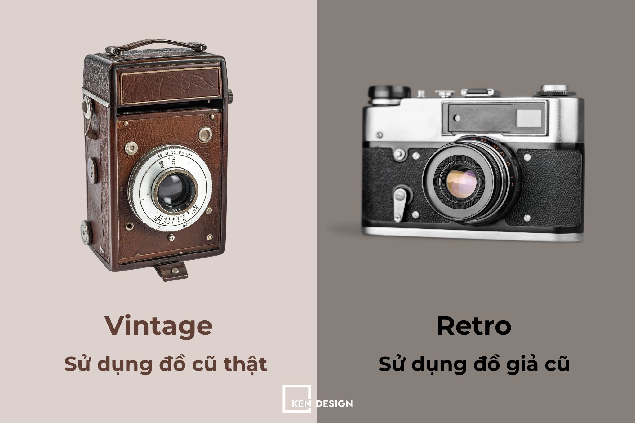 Nên chọn phong cách vintage hay retro để tối ưu lợi nhuận?