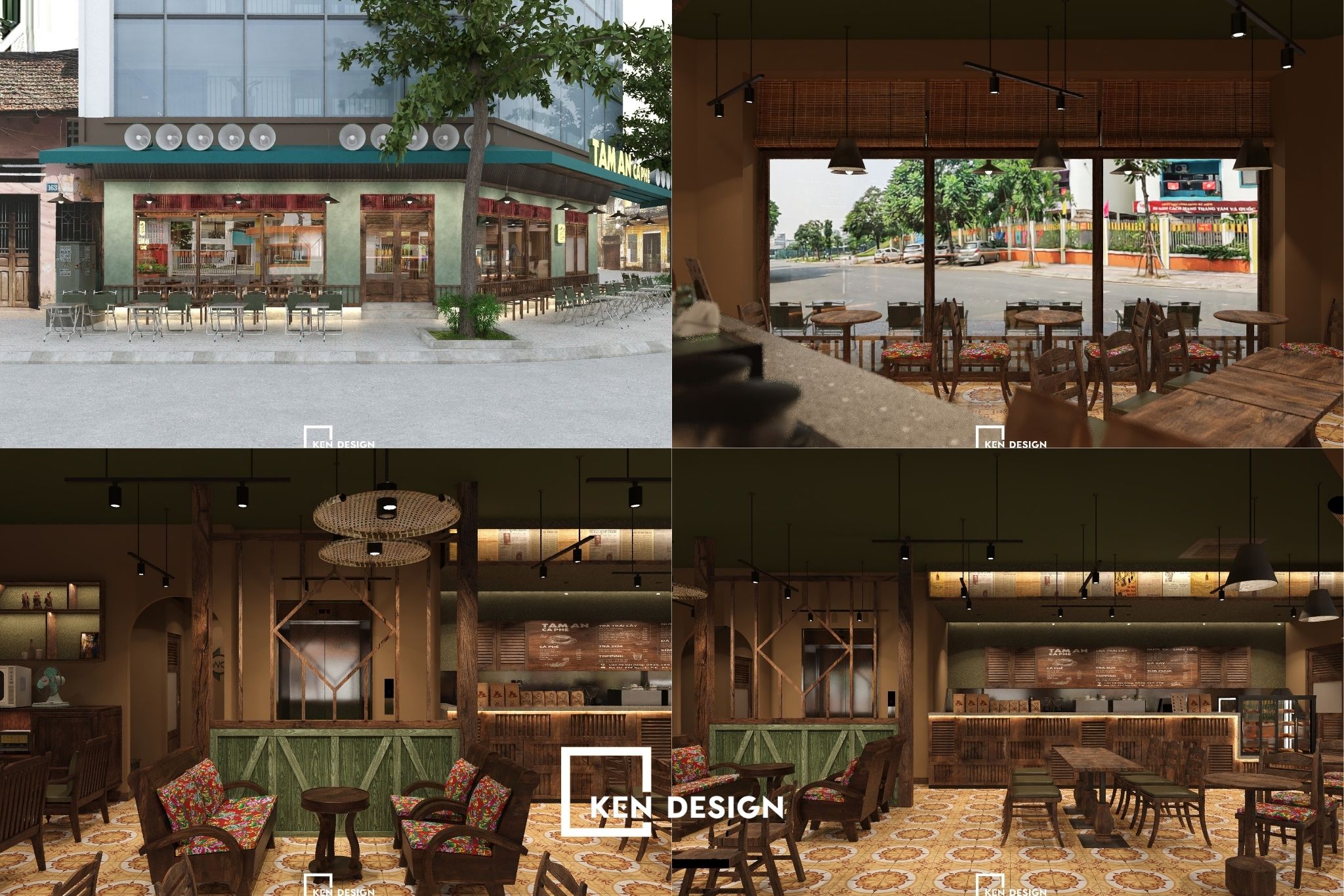 5 kinh nghiệm thực tế khi thi công quán cafe vintage